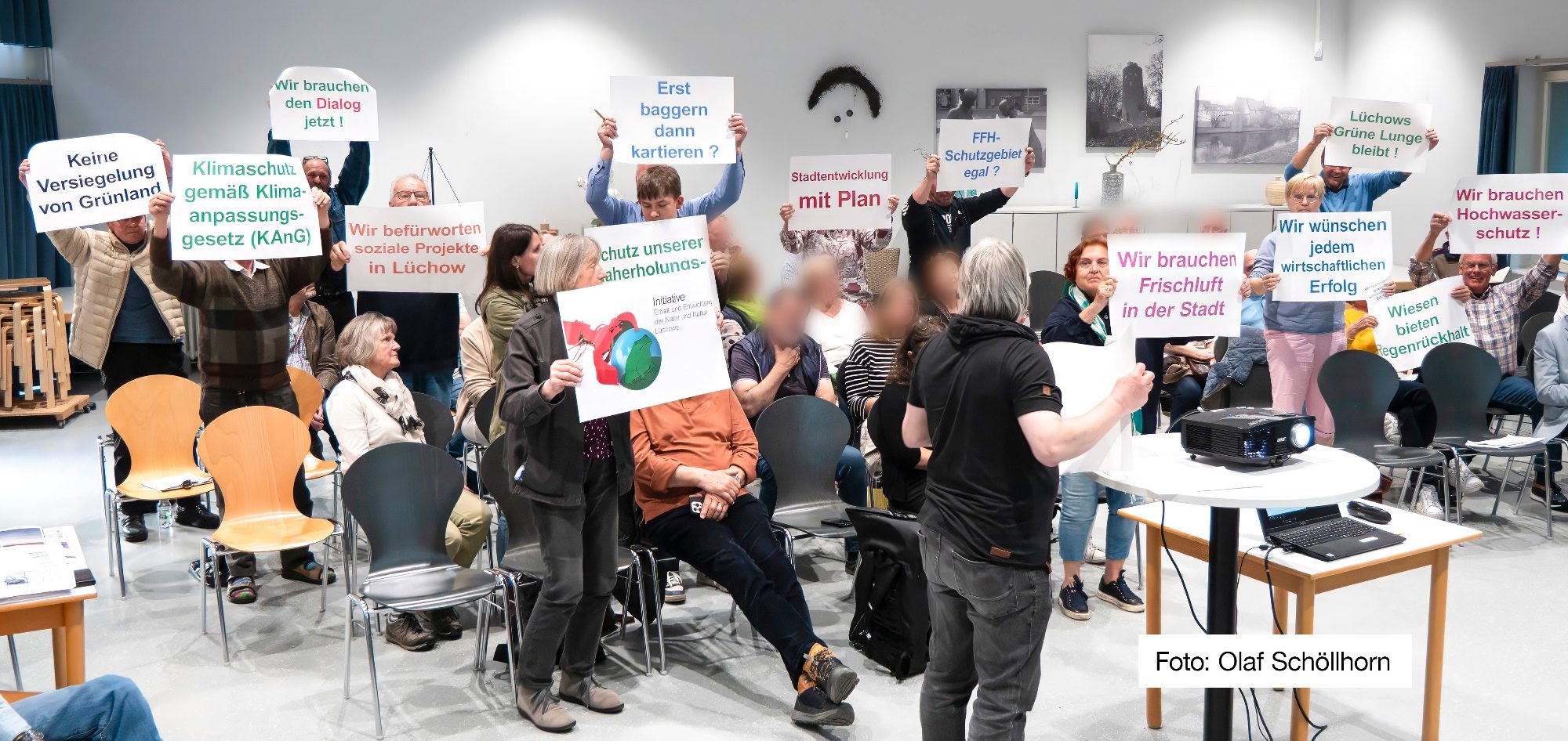 Plakataktion im Allerlüd